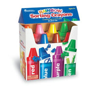 Rainbow Sorting Crayons