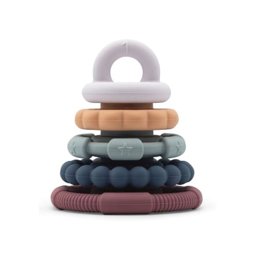 Rainbow Stacker & Teether - Earth