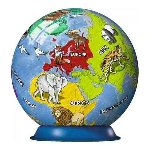 Ravensburger Children's Globe, 72 Piece 3D Jigsaw Puzzle