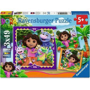 Ravensburger Dora 3 x 49 Piece Jigsaw Puzzles - Ready to Party!