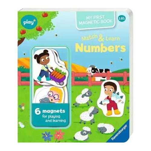 Ravensburger Play+ Infant & Toddler - My First Magnetic Book: Match and Learn Numbers