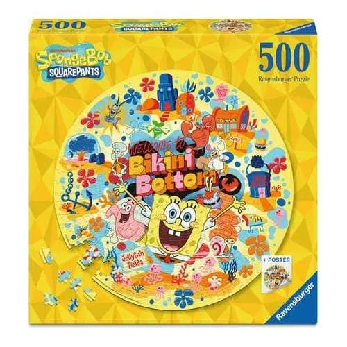 Ravensburger Spongebob Squarepants Circular 500 Piece Jigsaw Puzzle
