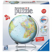 Ravensburger The World on V-Stand Globe- 540pc 3D Jigsaw Puzzle