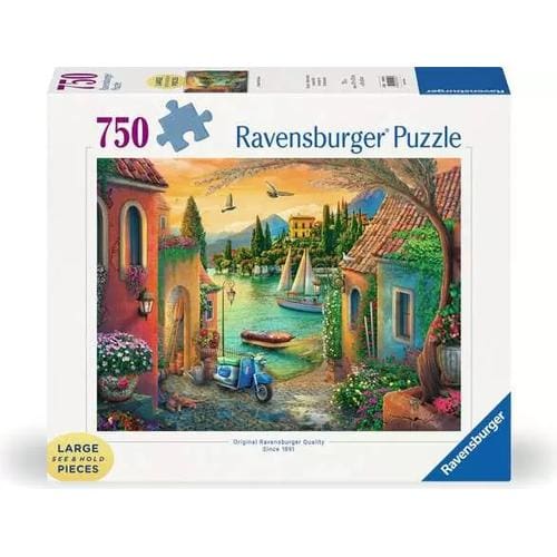 Ravensburger Villas by the Sea 750 Piece Large Format Jigsaw Puzzle