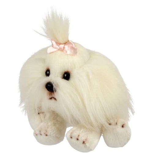Realistic Sitting Dog - Shih Tzu - 12.7cm
