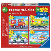 Rescue Vehicles - My First Puzzles (2, 3, 4 and 5 Pieces)