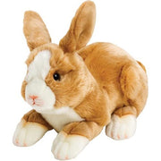 Resting Beige & White Rabbit