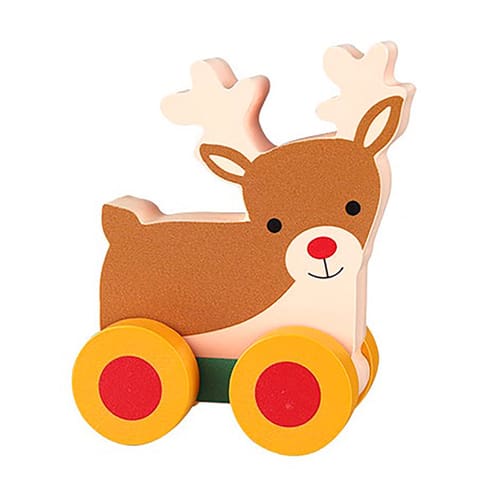 Rudolph First Push Toy