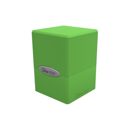Satin Cube - Lime Green