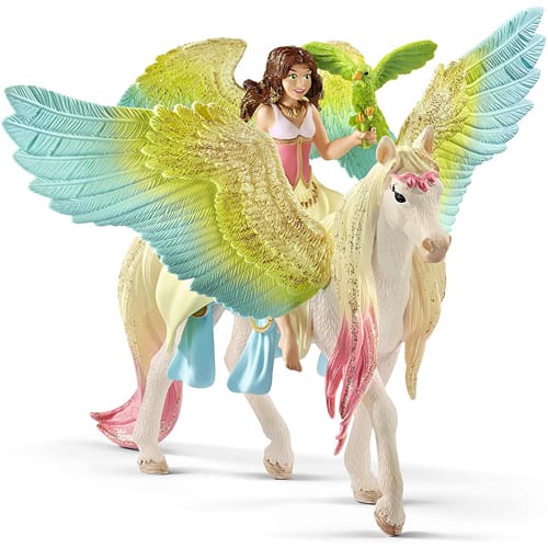 Schleich Fairy Surah With Glitter Pegasus