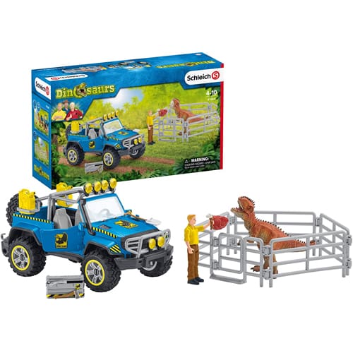 Schleich Off-road Vehicle With Dino Outpost