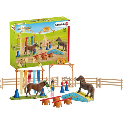 Schleich Pony Agility Training