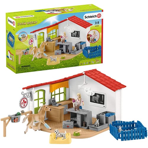 Schleich Veterinarian Practice With Pets