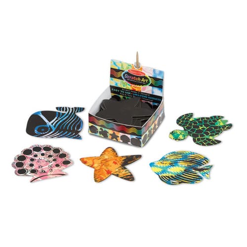 Scratch Art Ocean Mini Notes