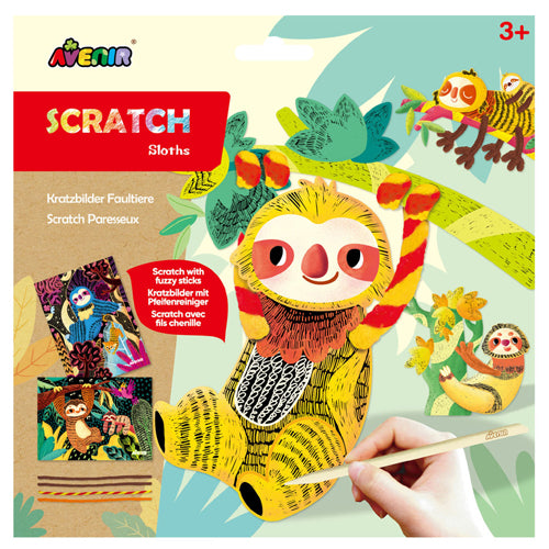 Scratch Sloths with Fuzzy Sticks