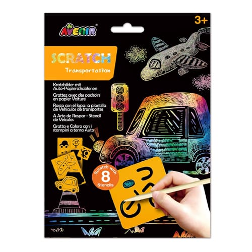 Scratch with Stencil - Transportation