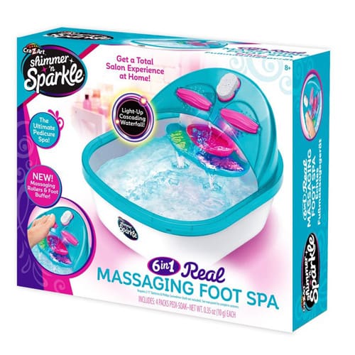 Shimmer 'n Sparkle 6-in-1 Real Massaging Foot Spa