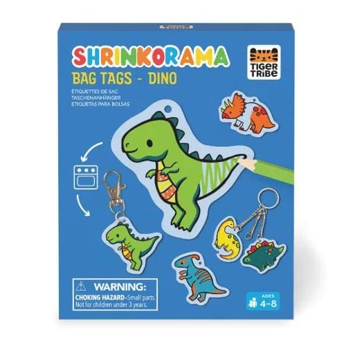 Shrinkorama - Bag Tags - Dino