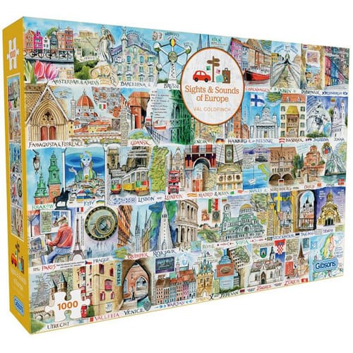 Sights & Sounds of Europe Puzzle (1000 Pieces)