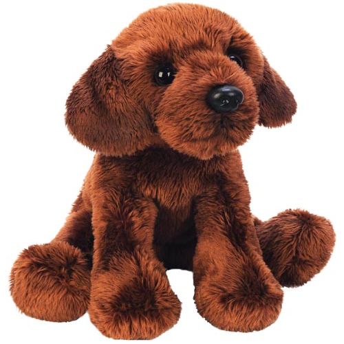 Sitting Chocolate Labrador