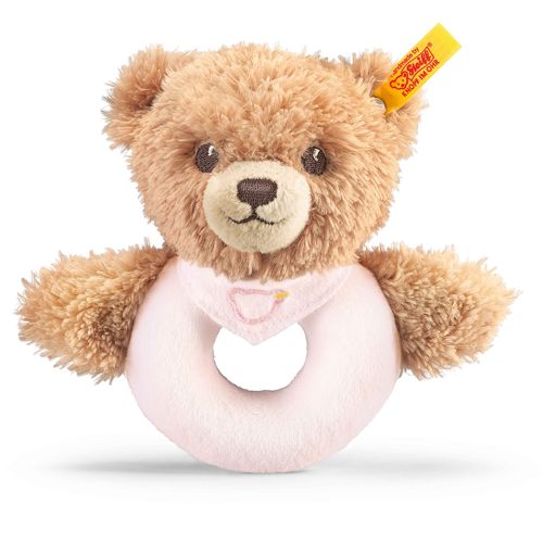Sleep well bear grip toy with rattle