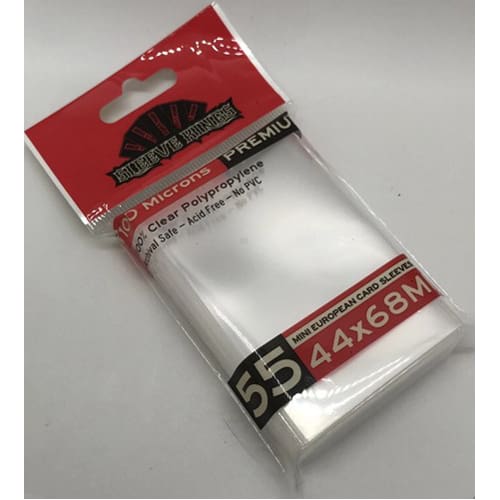 Sleeve Kings 55 x Premium Mini European Card Sleeves (44 x 68mm)