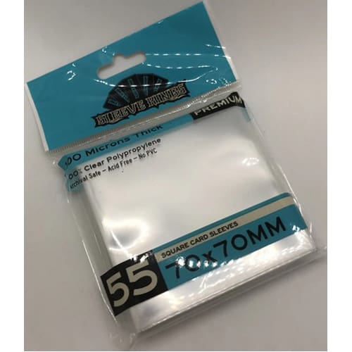 Sleeve Kings 55 x Premium Square Card Sleeves (70 x 70mm)