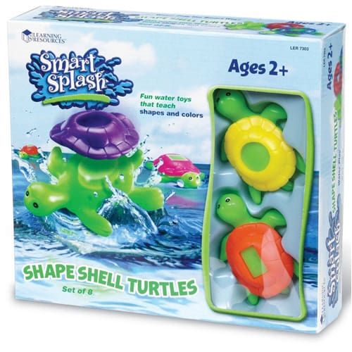 Smart Splash Shape Shell Turtles (Set of 16)