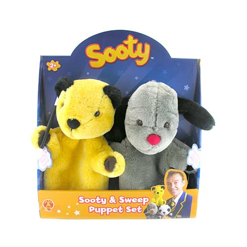 The Sooty Show Sooty and Sweep Puppet Set