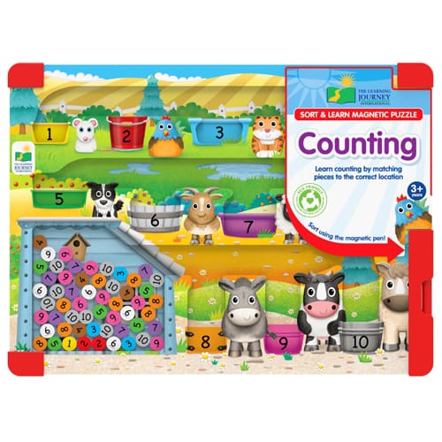 Sort & Learn Magnetic Puzzles - Counting Farm