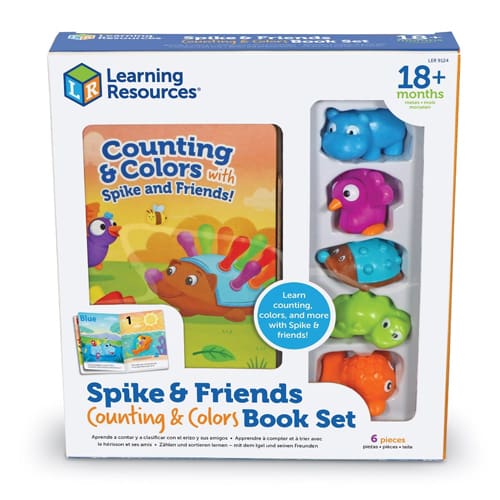 Spike and Friends Colors & Counting Book Set