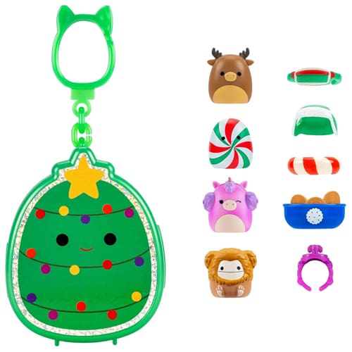 Squish-a-longs - Holiday Clip-a-longs - 4 Pack (STYLE 2) (W3)