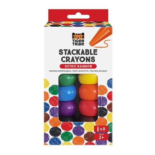 Stackable Crayons - Retro Rainbow