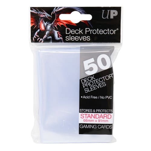 Standard Deck Protectors (50ct) - Clear