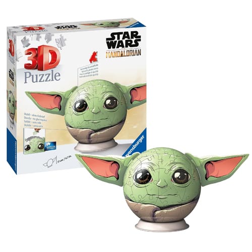 Star Wars Grogu with Ears 3D Puzzle Ball, 72pc