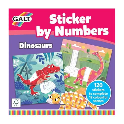 Sticker By Numbers - Dino