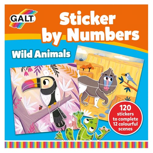 Sticker by Numbers - Wild Animals