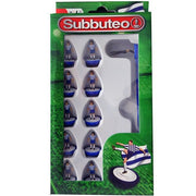 Subbuteo Blue and White Striped Player Set
