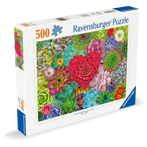 Succulent Love Puzzle - 500 Pieces