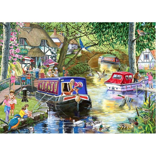 Summer on the River 1000 Piece Puzzle