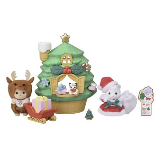 Sylvanian Families Baby Santa's Christmas Tree House