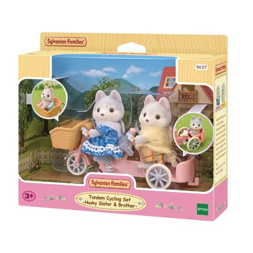 https://www.toystreet.co.uk/wp-content/uploads/2022/01/Sylvanian-Families-Tandem-Cycling-Set-Husky-Sister-Brother.jpg