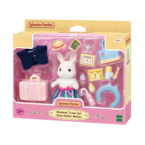 Sylvanian Families: Weekend Travel Set - Snow Rabbit Mother