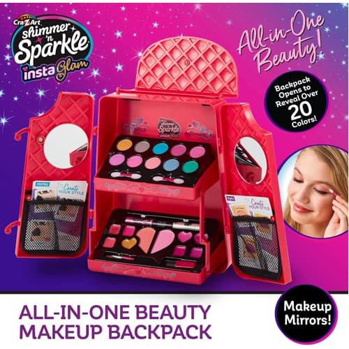 Shimmer 'N Sparkle All-In-One Beauty Make-Up Backpack
