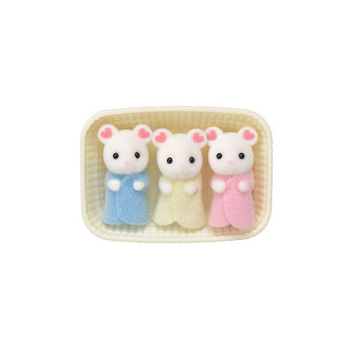 Marshmallow Mouse Triplets