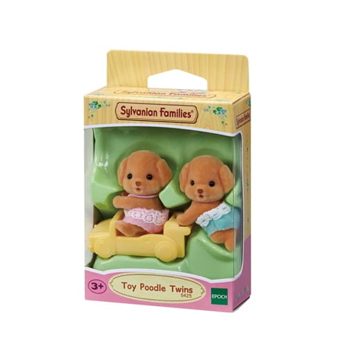 Sylvanian Families Toy Poodle Twins