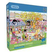 Gibsons: Flea Market Moggies Puzzle (100XXL Pieces)