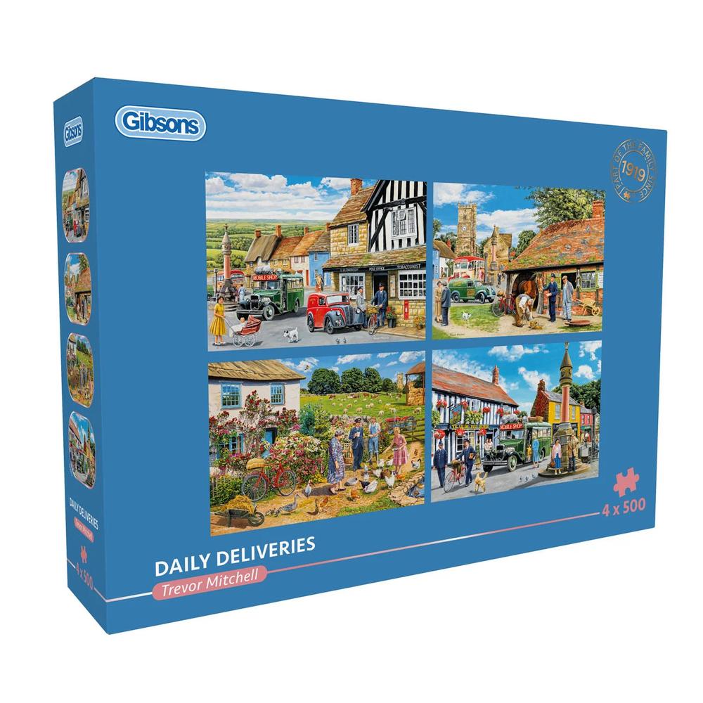 Gibsons: Daily Deliveries Puzzle (4x500 Pieces)