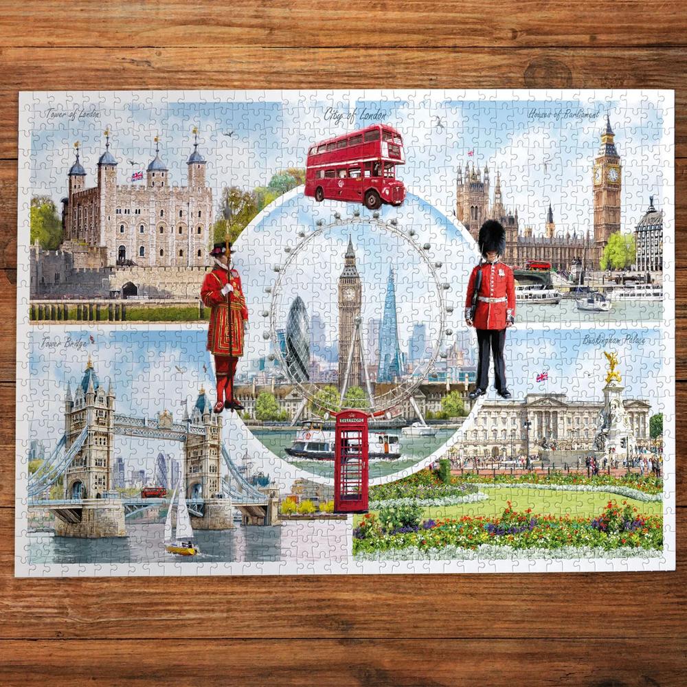 Gibsons: A Look at London Puzzle (1000 Pieces)_1