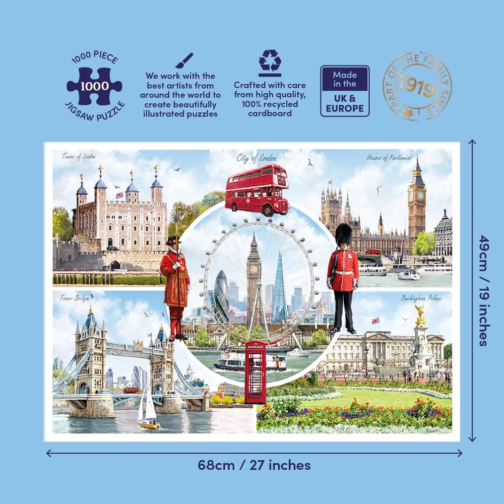 Gibsons: A Look at London Puzzle (1000 Pieces)_3